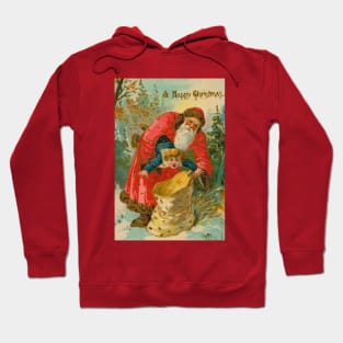 Vintage Santa Christmas Funny Hoodie